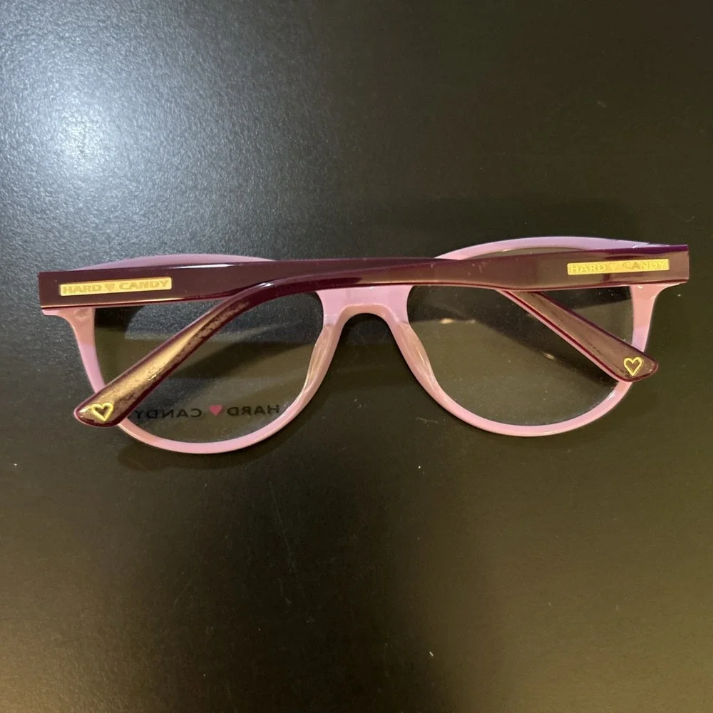 Hard Candy Eyeglasses HC43 LAV Purple Frame 52-18-135 Frames Only